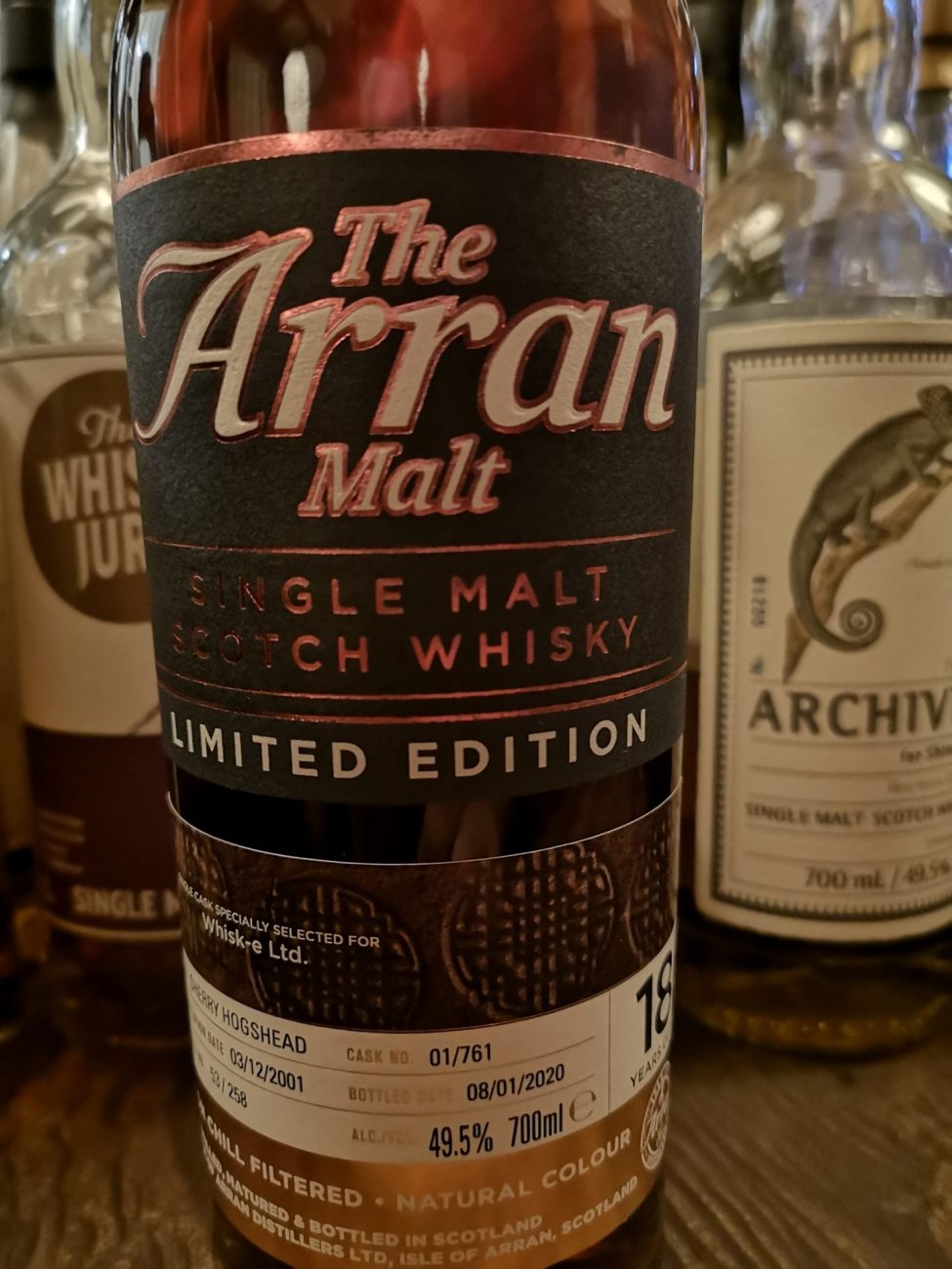 アラン 18年 01 シェリーホグスヘッド 700ml 49 5 日本向け Whisky Diary