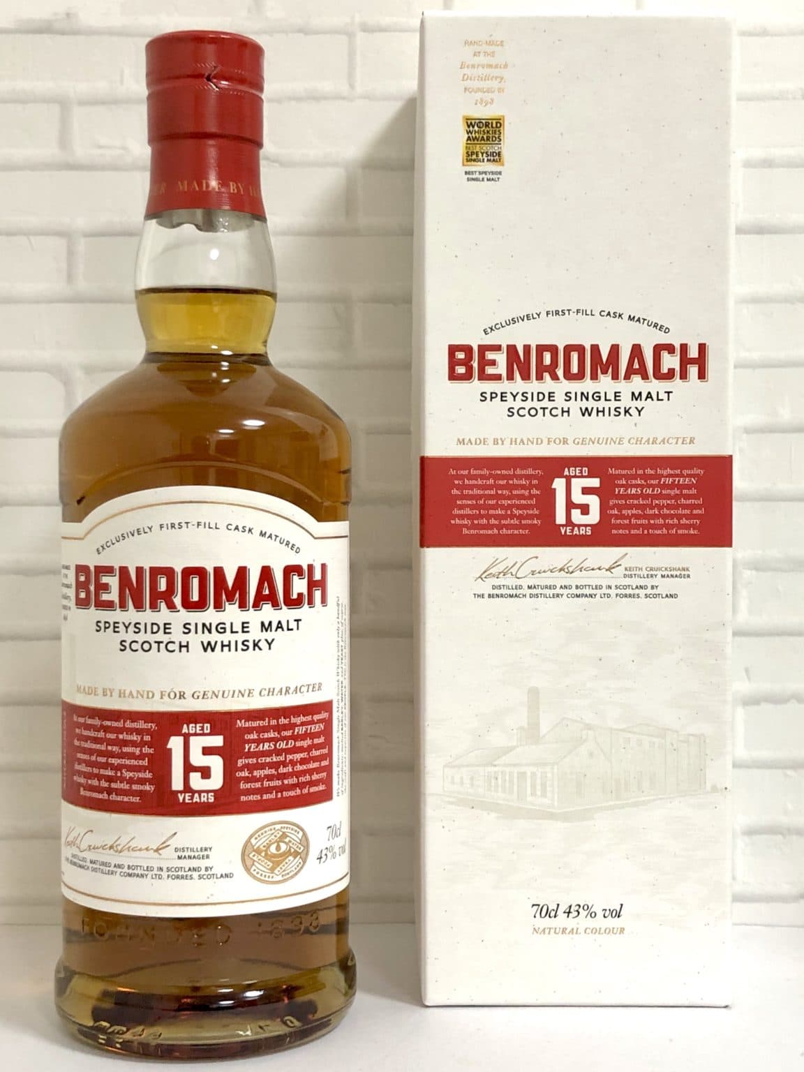 ベンロマック 15年 2020年ニューラベル 43% | Whisky Diary